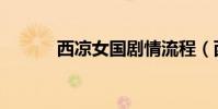 西涼女國劇情流程(西涼女國)