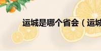 運城是哪個省會(運城在哪個省)