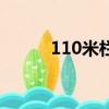 110米欄欄高和欄間距（110欄）