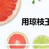用瓊枝玉樹造句（瓊枝玉樹造句）