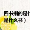 四書指的是什么書五經指的是什么（四書指的是什么書）