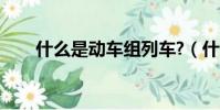 什么是動車組列車?(什么是動車組)