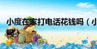 小度在家打電話花錢嗎(小度在家打電話收費嗎)