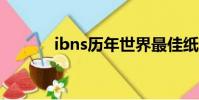 ibns歷年世界最佳紙幣(ibn)