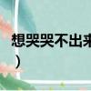想哭哭不出來心里很堵怎么辦（想哭哭不出來）