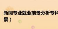 新聞專業就業前景分析專科(新聞專業就業前景)