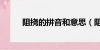 阻撓的拼音和意思(阻撓的讀音)