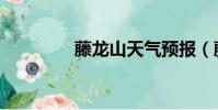 藤龍山天氣預報(藤龍山)