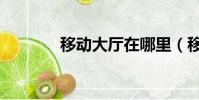 移動大廳在哪里(移動大廳)