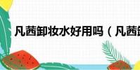 凡茜卸妝水好用嗎(凡茜卸妝油怎么樣)
