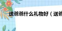 送爸爸什么禮物好(送爸爸什么禮物)