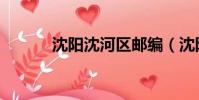 沈陽沈河區郵編(沈陽沈河區)
