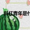 斜杠青年是什么意思（斜杠青年是啥意思）