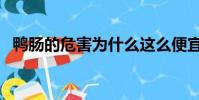 鴨腸的危害為什么這么便宜(鴨腸的危害)