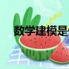 數學建模是什么意思（建模是什么意思）